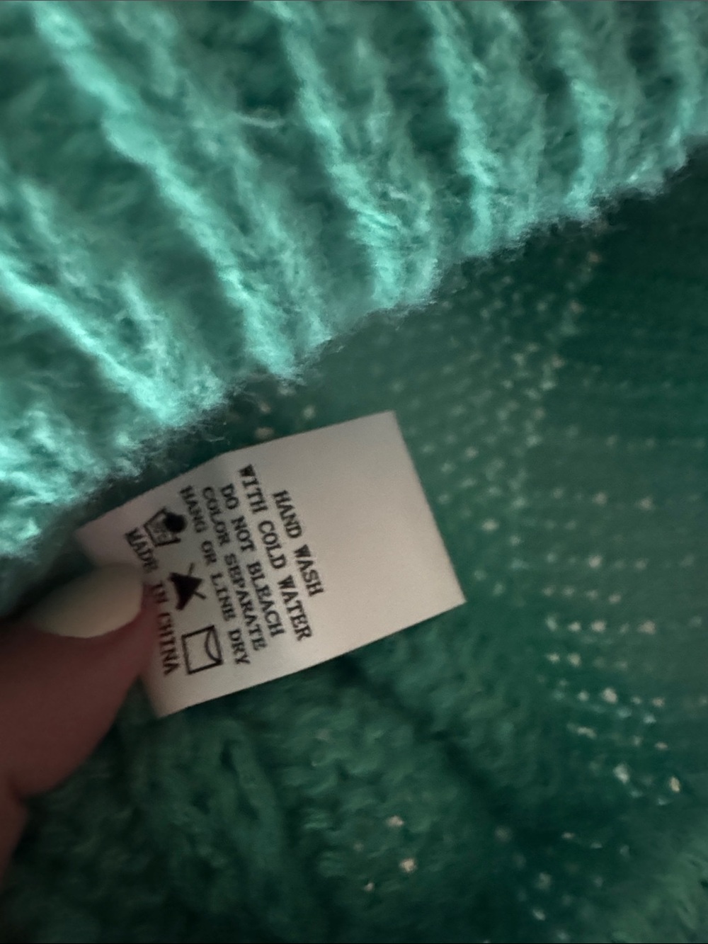 Luna Ivy Turquoise Strawberry Cardigan - Picture 7 of 7